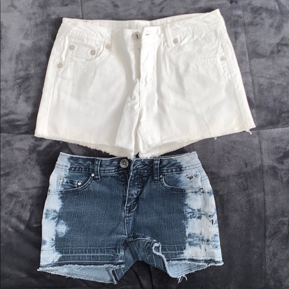 Girls Justice jean shorts.
